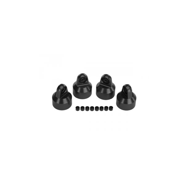Shock Caps Alu PTFE-Coated (for GTX #7761) (4)  X-Maxx