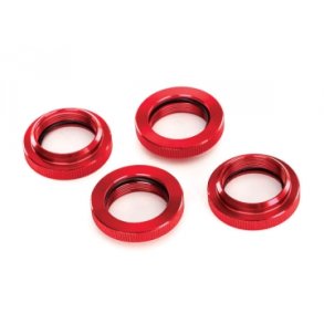 Spring retainer GTX-shocks Alum Red (4)