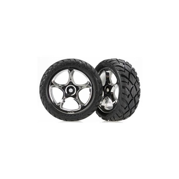 Tires &amp; Wheels Anaconda/Tracer Chrome 2.2" 2WD Front (2)