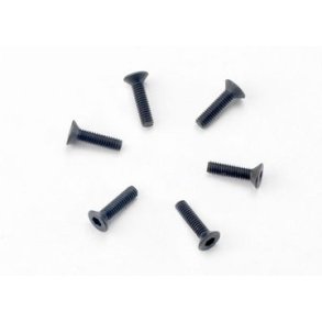 Screws M2.5x10mm Countersunk Hex Socket (6)