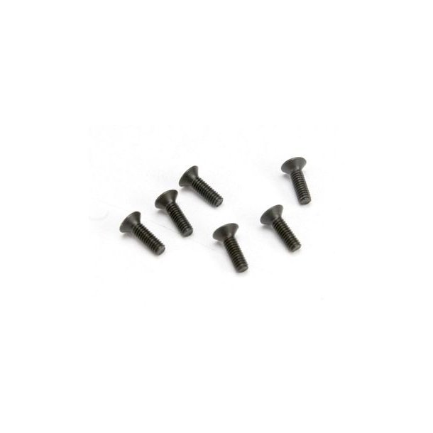 Screws M2.5x8mm Countersunk Hex Socket (6)