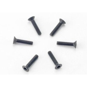 Screws M2.5x12mm Countersunk Hex Socket (6)