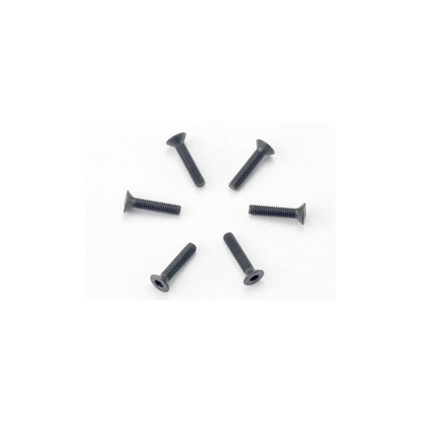 Screws M2.5x12mm Countersunk Hex Socket (6)