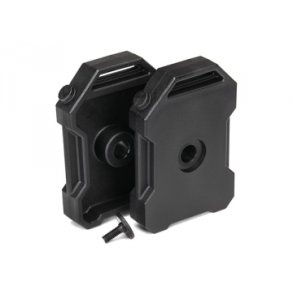 Fuel Canisters Black (2) TRX-4