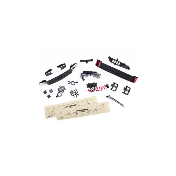 LED Head &amp; Tail Light Kit w/ Power Supply TRX-4 Sport