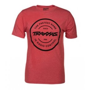 T-Shirt Red Circle Traxxas-logo M (Premium Fit)