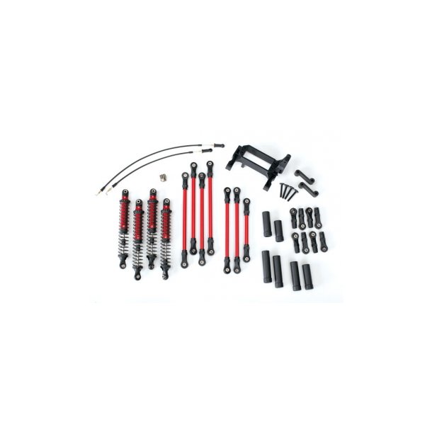 Long Arm Lift Kit Red Complete  TRX-4