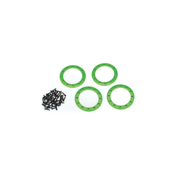 Beadlock Rings 2.2" Alu Green (4)
