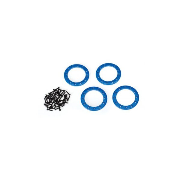 Beadlock Rings 1.9" Alu Blue (4)
