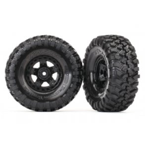 Tires & Wheels Canyon Trail/TRX-4 Black 1.9