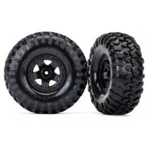 Tires & Wheels Canyon Trail/TRX-4 Black 2.2