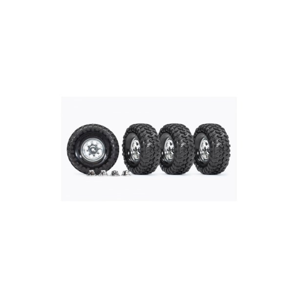 Tires &amp; Wheels 1.9" Resto-Mod (for 8255A Axle) (4)