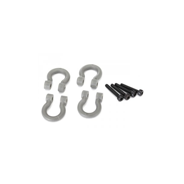 Bumper D-Rings Grey (4)  TRX-4/6