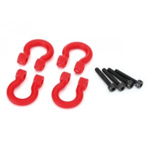 Bumper D-Rings Red (4)  TRX-4/6