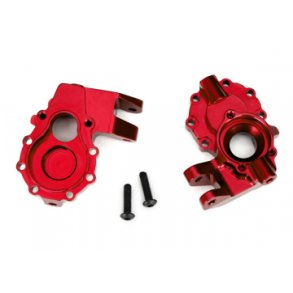 Portal Housing Inner Front Alu Red Left/Right (2)  TRX-4/6