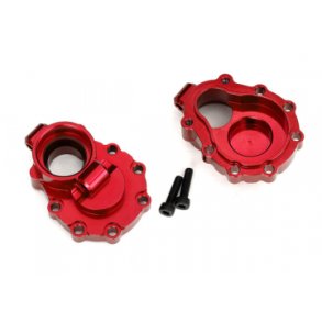 Portal Housing Inner Rear Alu Red Left/Right (2)  TRX-4/6