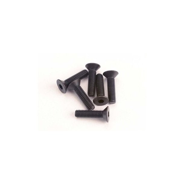 Screws M3x12mm Countersunk Hex Socket (6)
