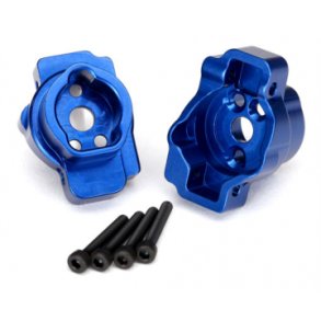 Portal Drive Axle Mount Rear Alu Blue (2)  TRX-4/6
