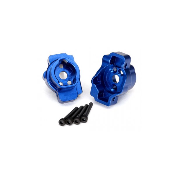 Portal Drive Axle Mount Rear Alu Blue (2)  TRX-4/6