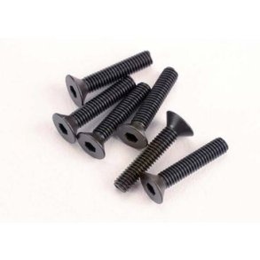 Screws M3x15mm Countersunk Hex Socket (6)