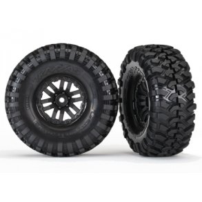 Tires & Wheels Canyon Trail/TRX-4 Black 1.9