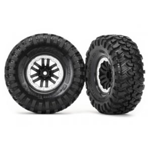 Tires & Wheels Canyon Trail/TRX-4 Black-Satin 1.9