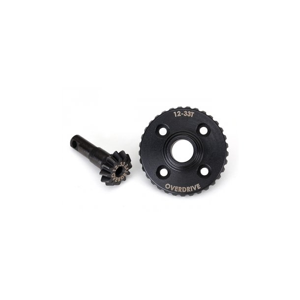 Ring- &amp; differential pinion gear Overdrive 12/33T  TRX-4/6