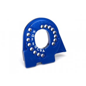 Motor Mount Plate Alu Blue  TRX-4/6