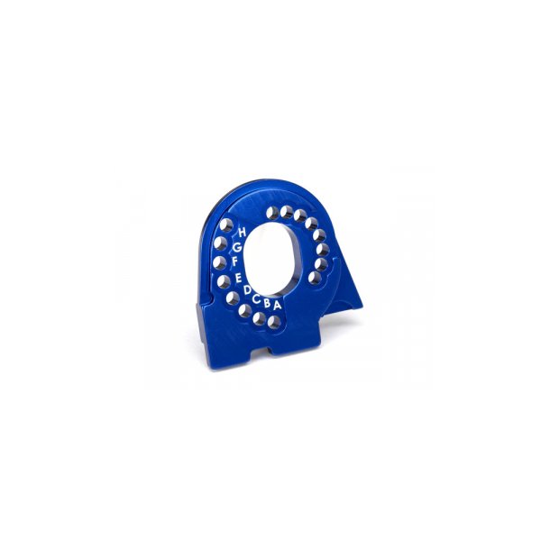 Motor Mount Plate Alu Blue  TRX-4/6