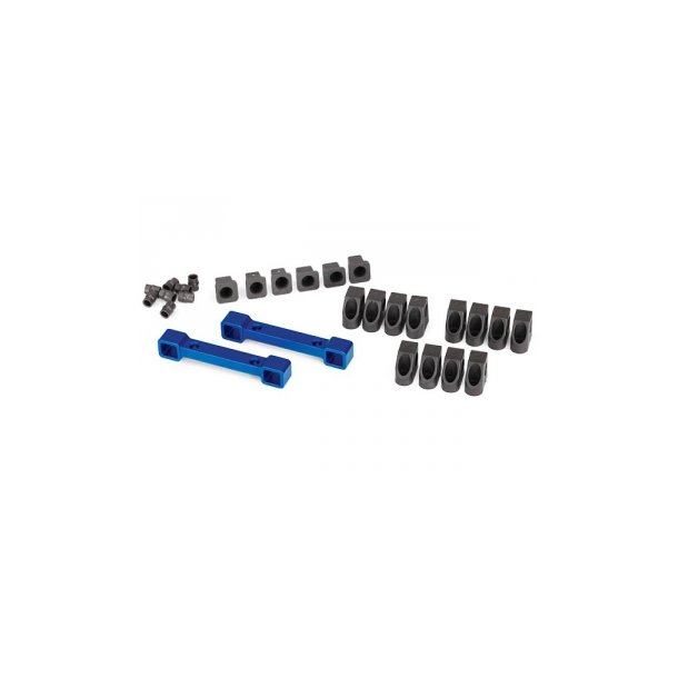 Mount Susp Arms Front and Rear Alu Blue  4-Tec
