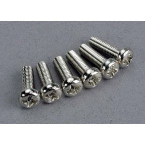 Screws M3x10mm Roundhead (6)*