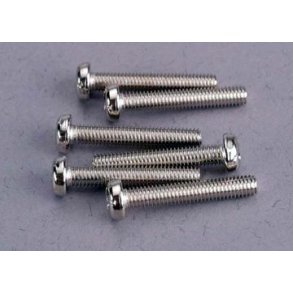 Screws M3x18mm Roundhead (6)