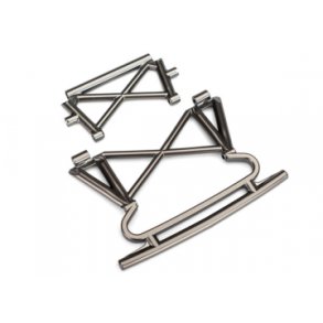 Bumper Front Satin Black Chrome  UDR