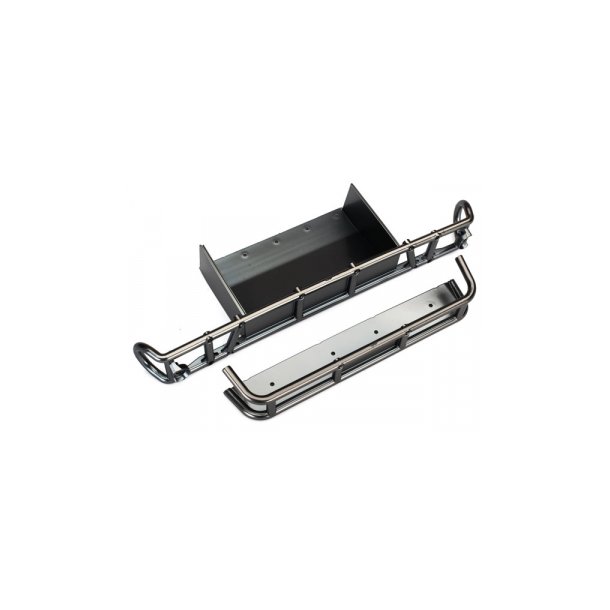 Bumper Rear Satin Black Chrome  UDR