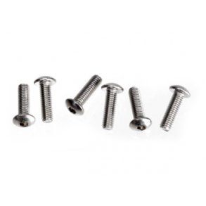 Screws M3x10 Button-head Hex Socket Stainless Steel (6)