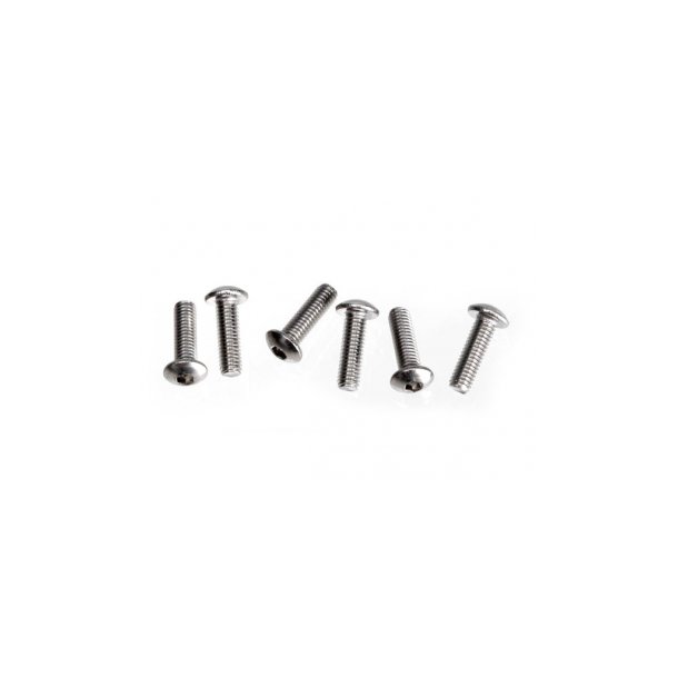 Screws M3x10 Button-head Hex Socket Stainless Steel (6)