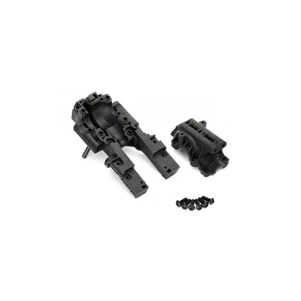 Bulkhead Front Upper &amp; Lower  E-Revo 2