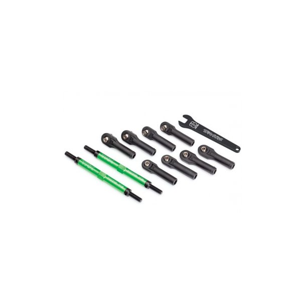 Toe Link 144mm Alu Green (with Wrench) (2)  E-Revo 2