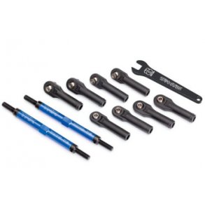 Toe Link 144mm Alu Blue (with Wrench) (2)  E-Revo 2