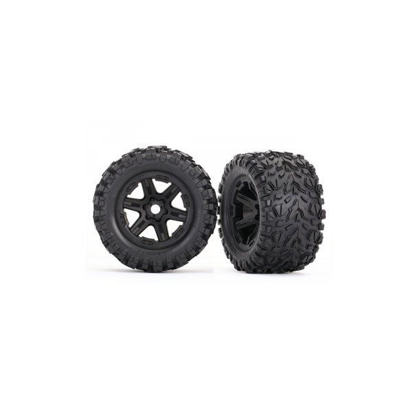 Tires &amp; Wheels Talon EXT/Carbide Black 3.8" (2)