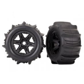 Tires & Wheels Paddel/Carbide Black 3.8
