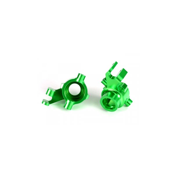 Steering Blocks Alu Green (Pair) Maxx