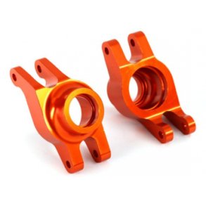 Stub Axle Carriers Rear Alu Orange (Pair) Maxx