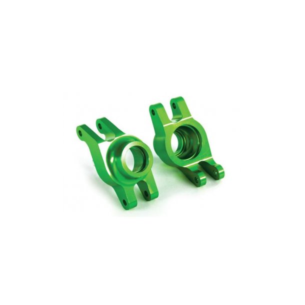 Stub Axle Carriers Rear Alu Green (Pair) Maxx