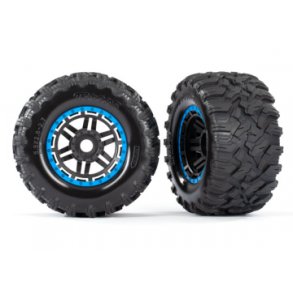 Tires & Wheels Maxx/Black/Blue (17mm) 2,8
