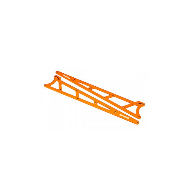 Side Plates Wheelie Bar Alu Orange  Drag Slash