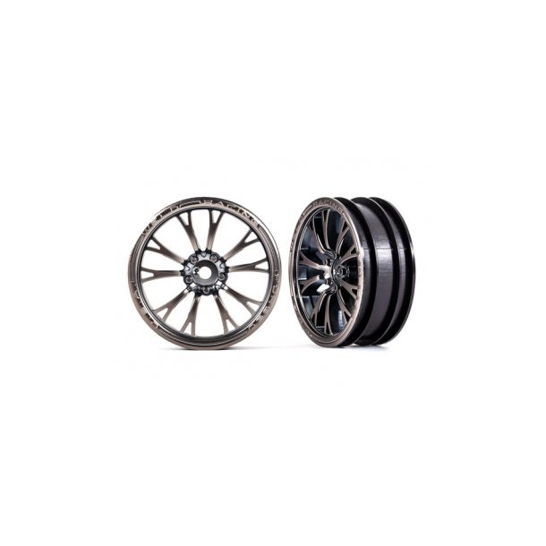Wheels Front Satin Black Chrome (2)  Drag Slash