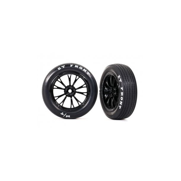 Tires &amp; Wheels Front Black (2)  Drag Slash