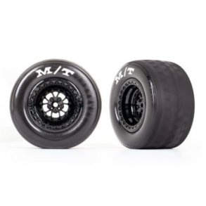 Tires & Whels Rear Black (2)  Drag Slash