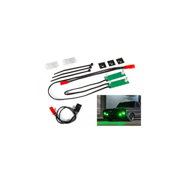 LED Lights Front Set Green  Chevrolet C10